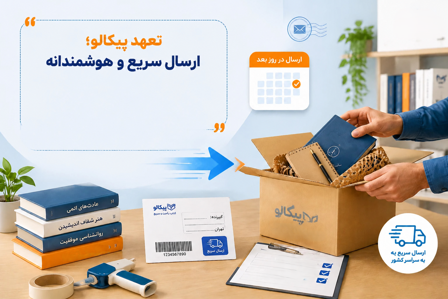 ارسال فروشگاه پیکالو