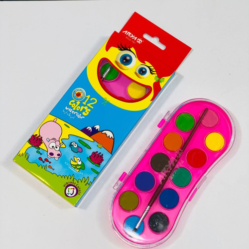 آبرنگ 12 رنگ آریا