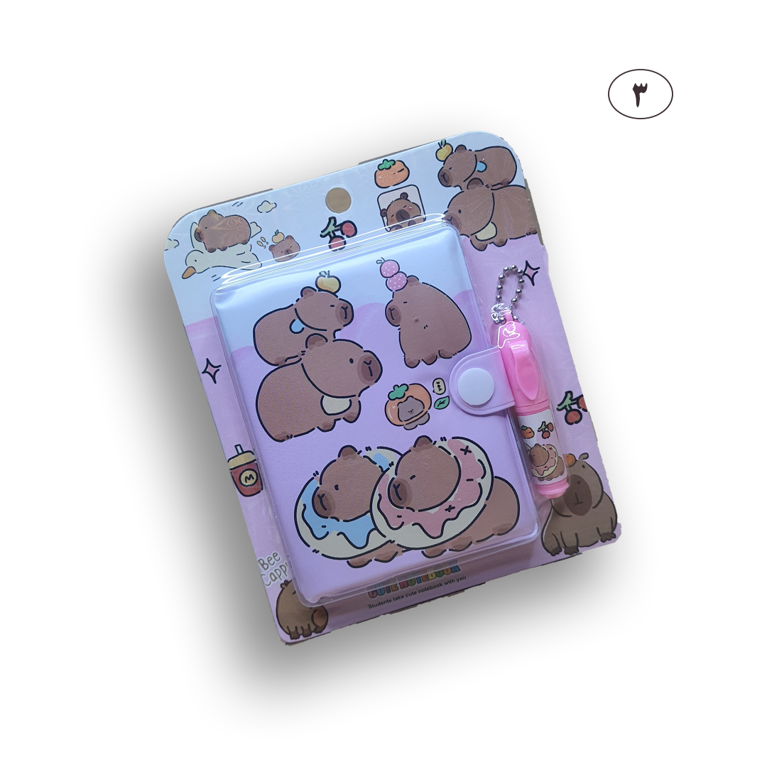 ست دفترچه و خودکار مینی