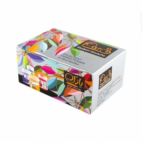 گواش 6 رنگ پارس