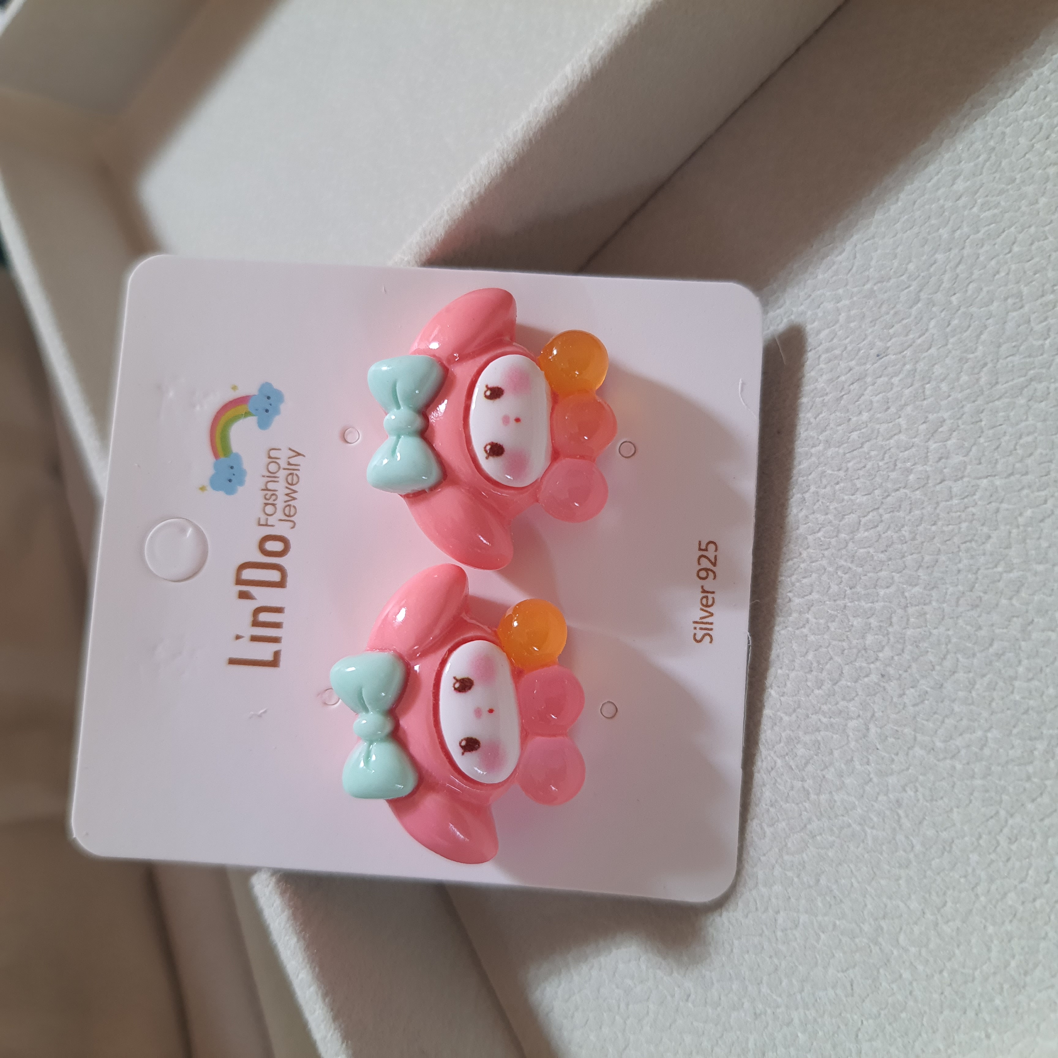 گوشواره دخترانه طرح مای ملودی (My Melody)