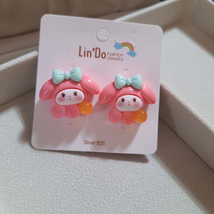 گوشواره دخترانه طرح مای ملودی (My Melody)
