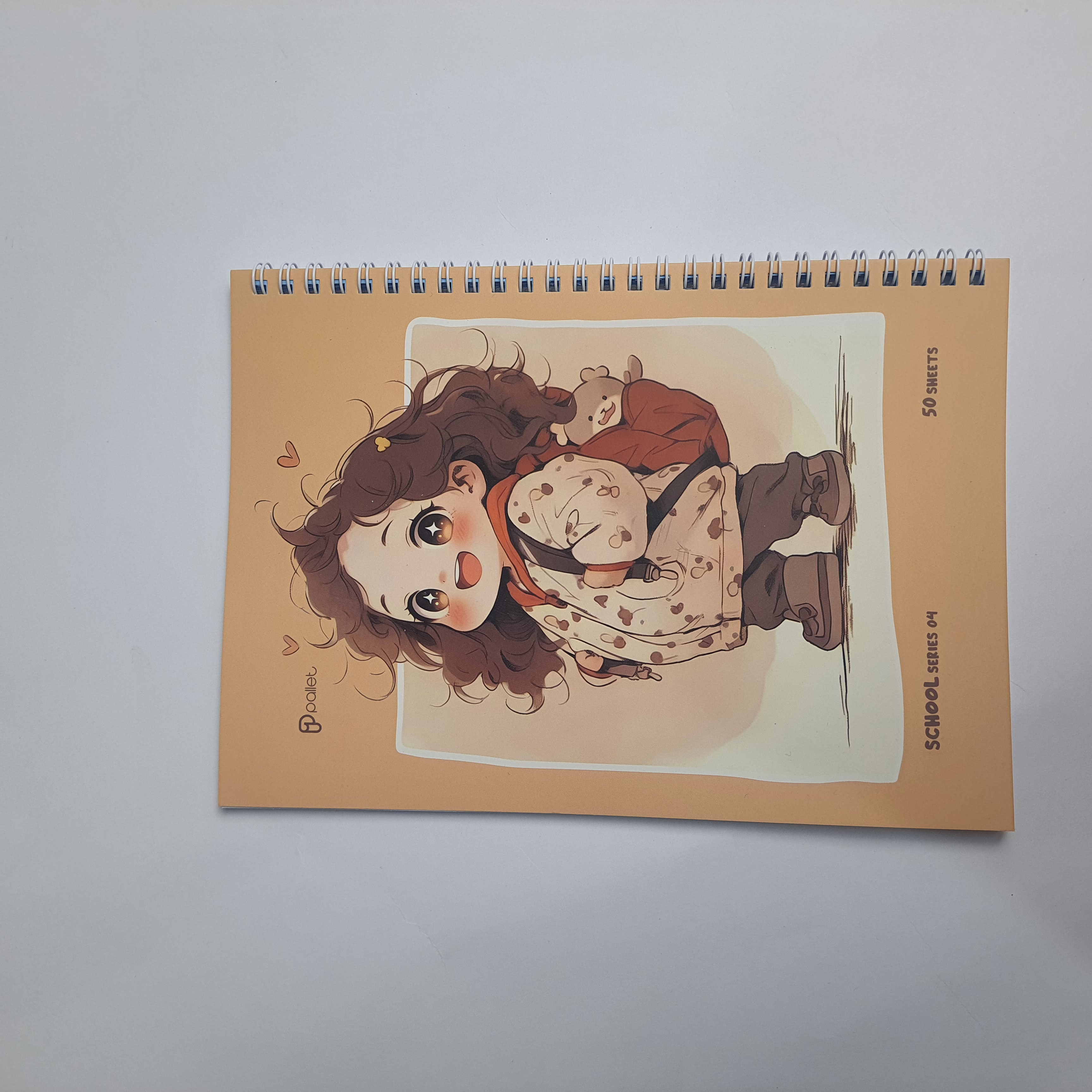 دفتر خط دار ساده ۵۰ برگ برند پالت