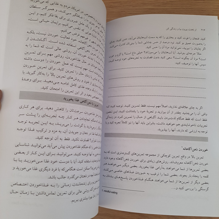 کتاب از ذهنت بیرون بیا و زندگی کن (دست دوم در حد نو)